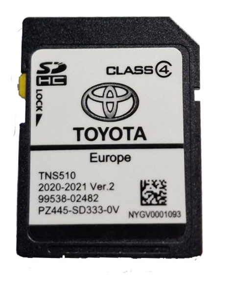 Toyota Navigation Map SD card Ver.2 TNS510 2021